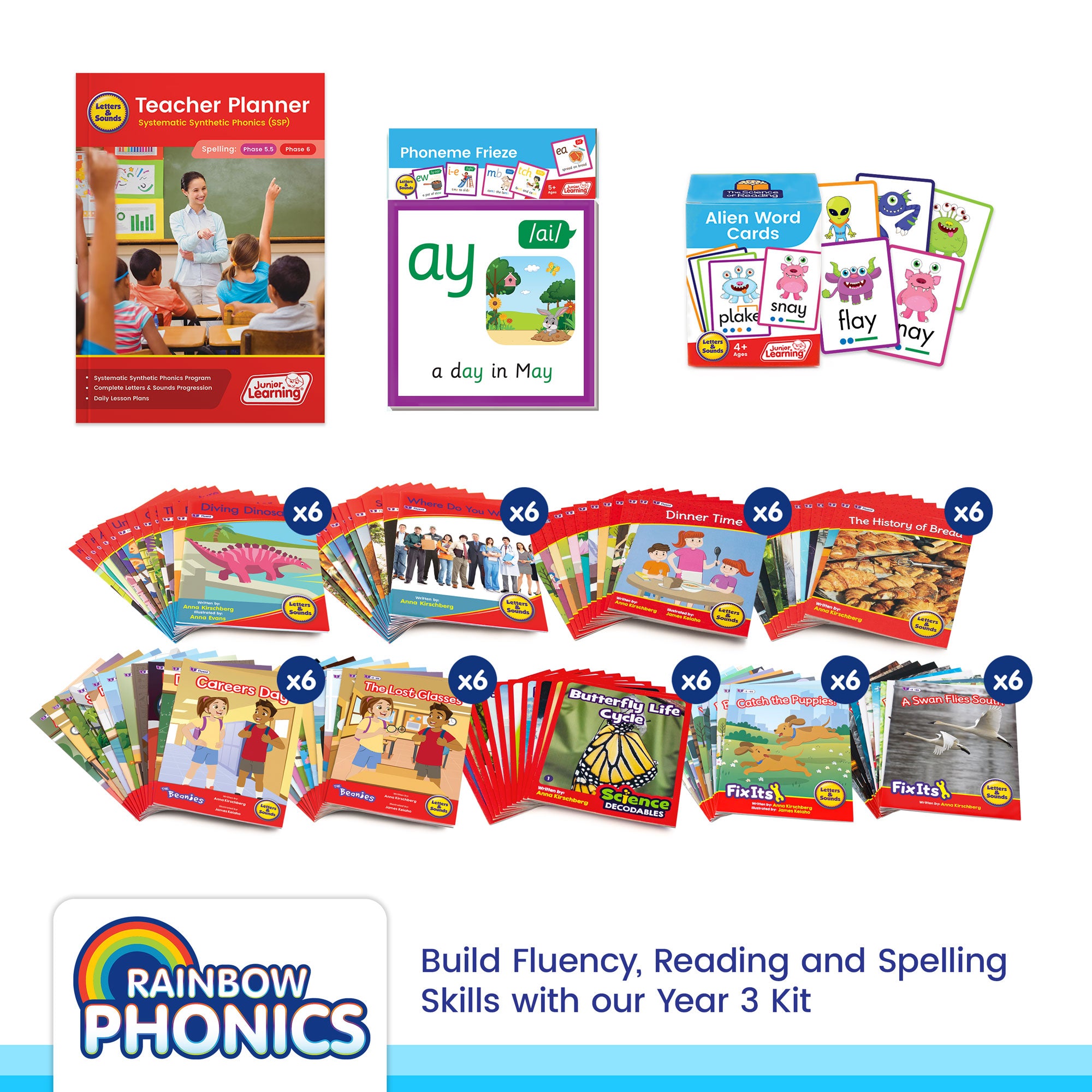 Rainbow Phonics Classroom Kit Year 3