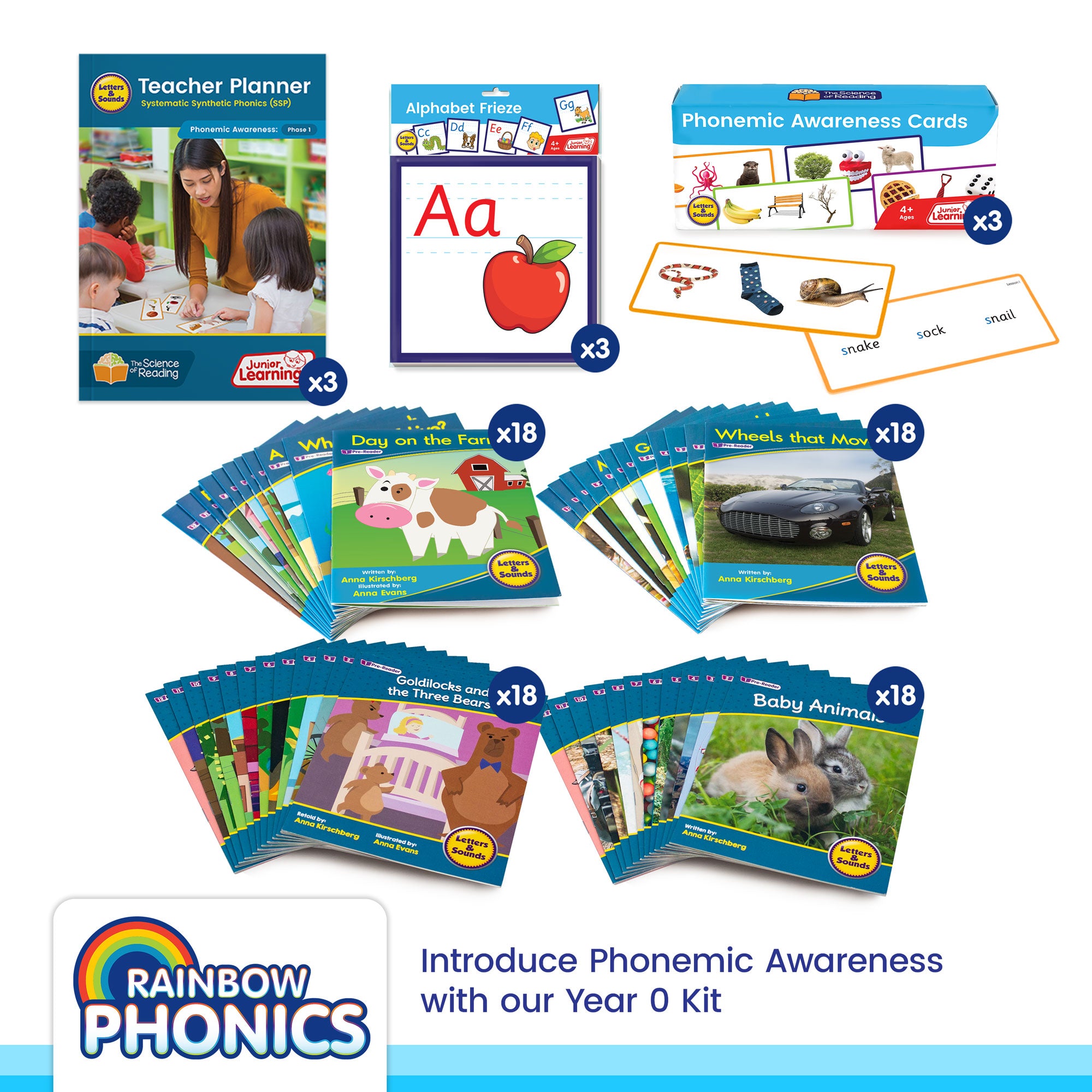 Rainbow Phonics School Kit Year 0