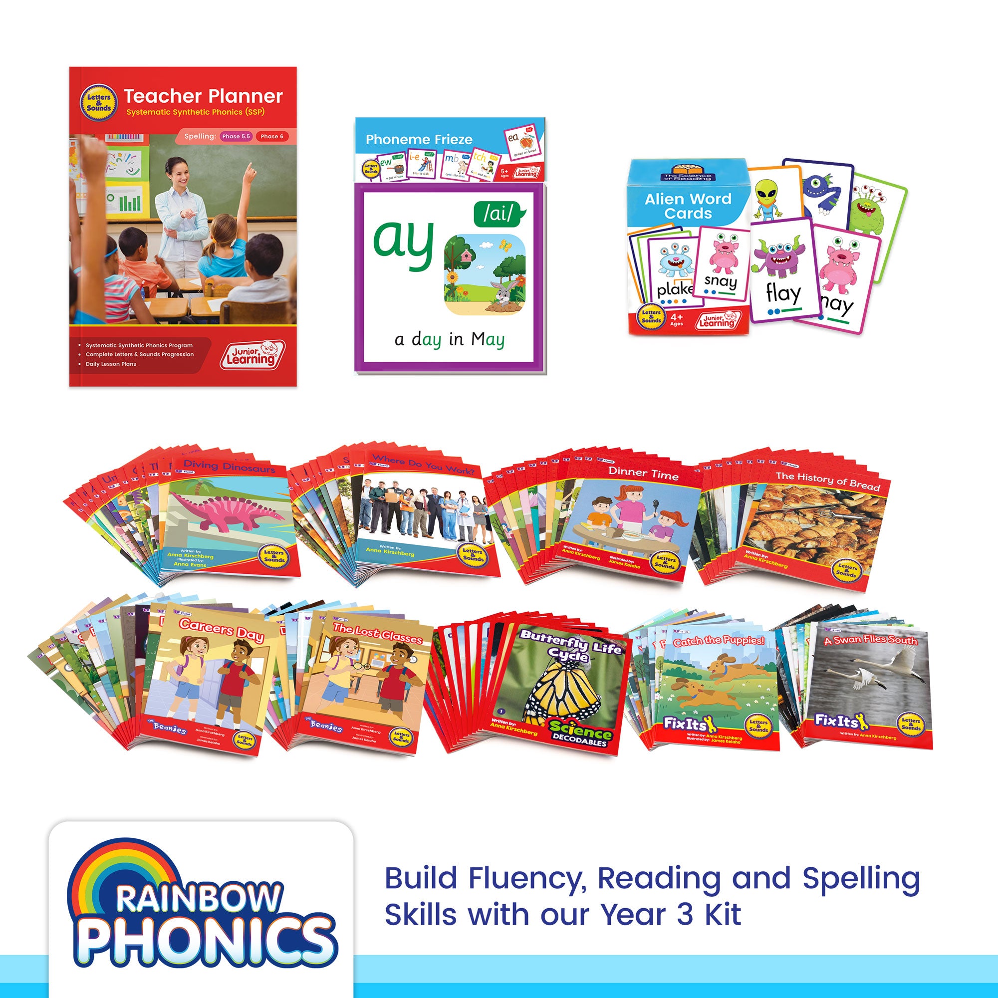 Rainbow Phonics Single Kit Year 3