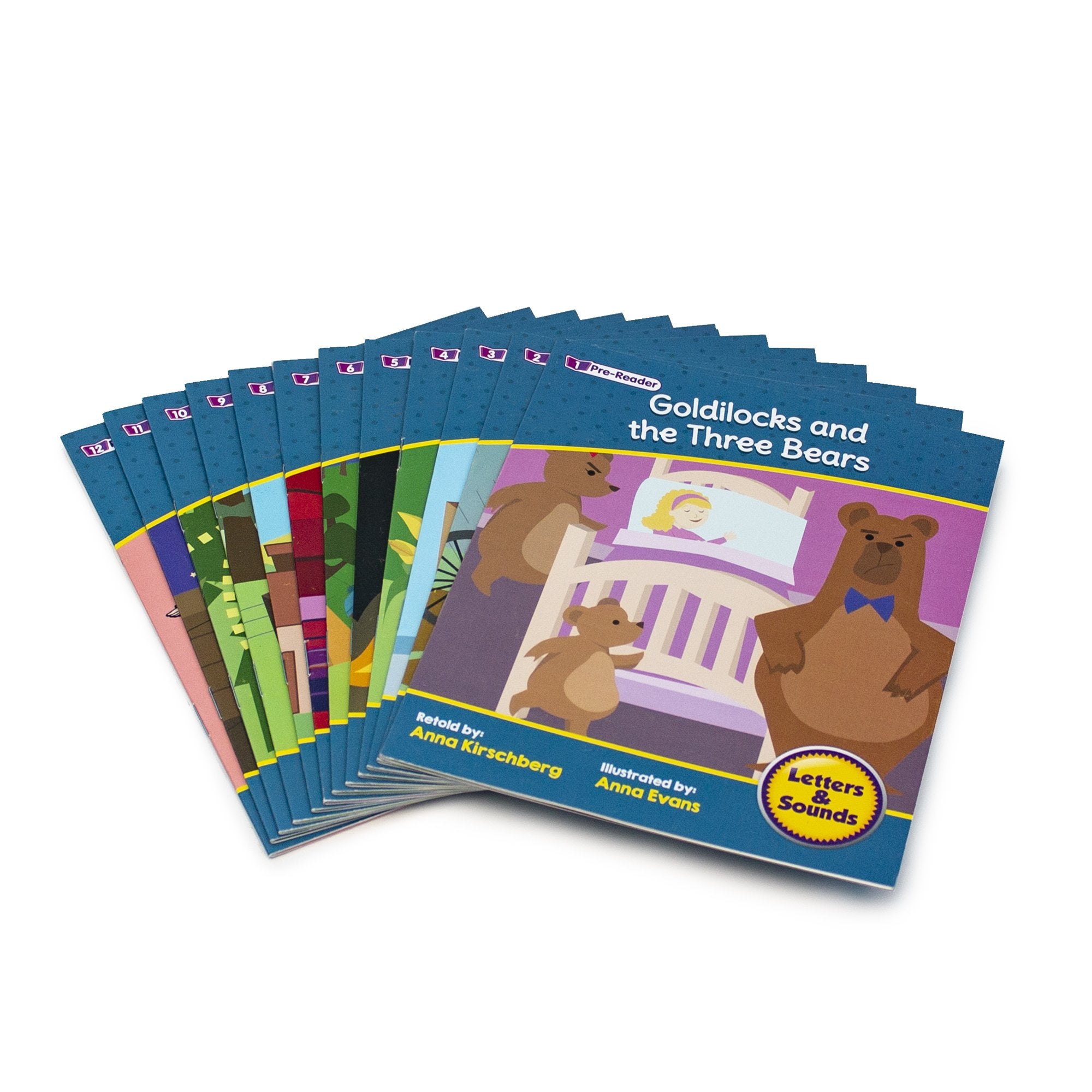 Letters & Sounds Phase 1 Set 2 Fiction - 6 Pack