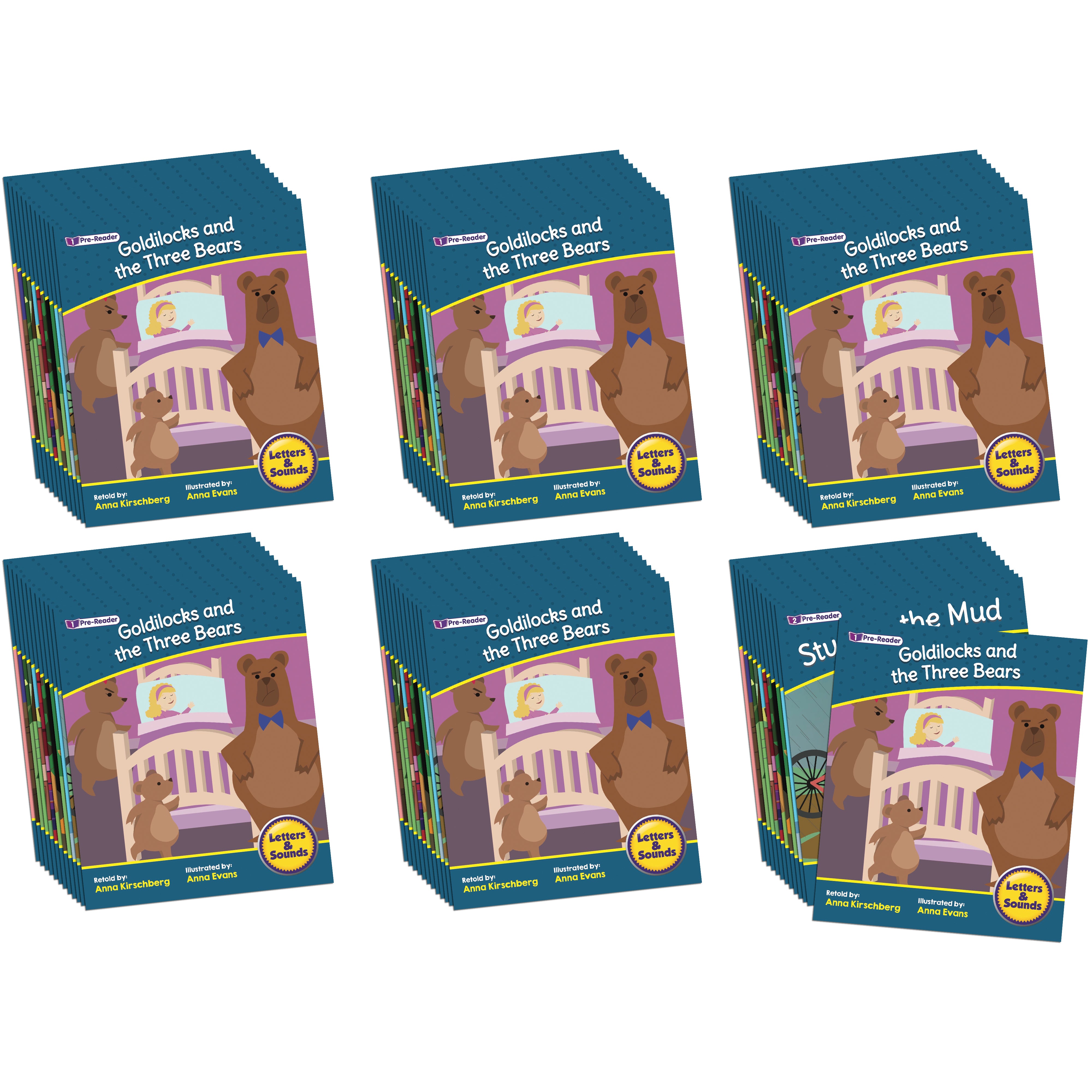 Letters & Sounds Phase 1 Set 2 Fiction - 6 Pack