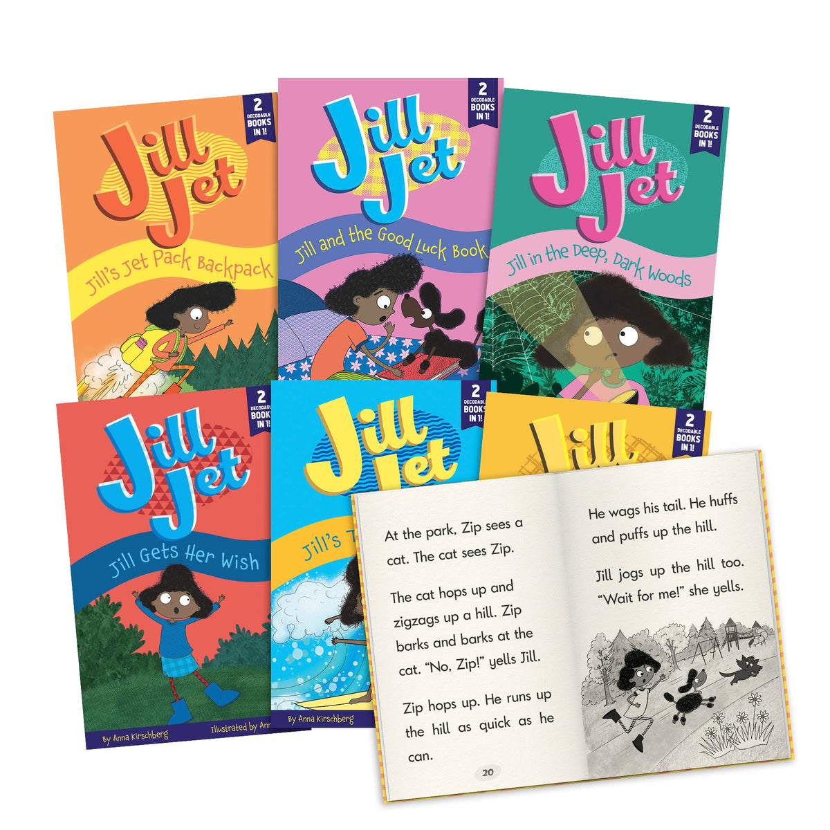 Jill Jet - Decodable Chapter Books - Boxed Set