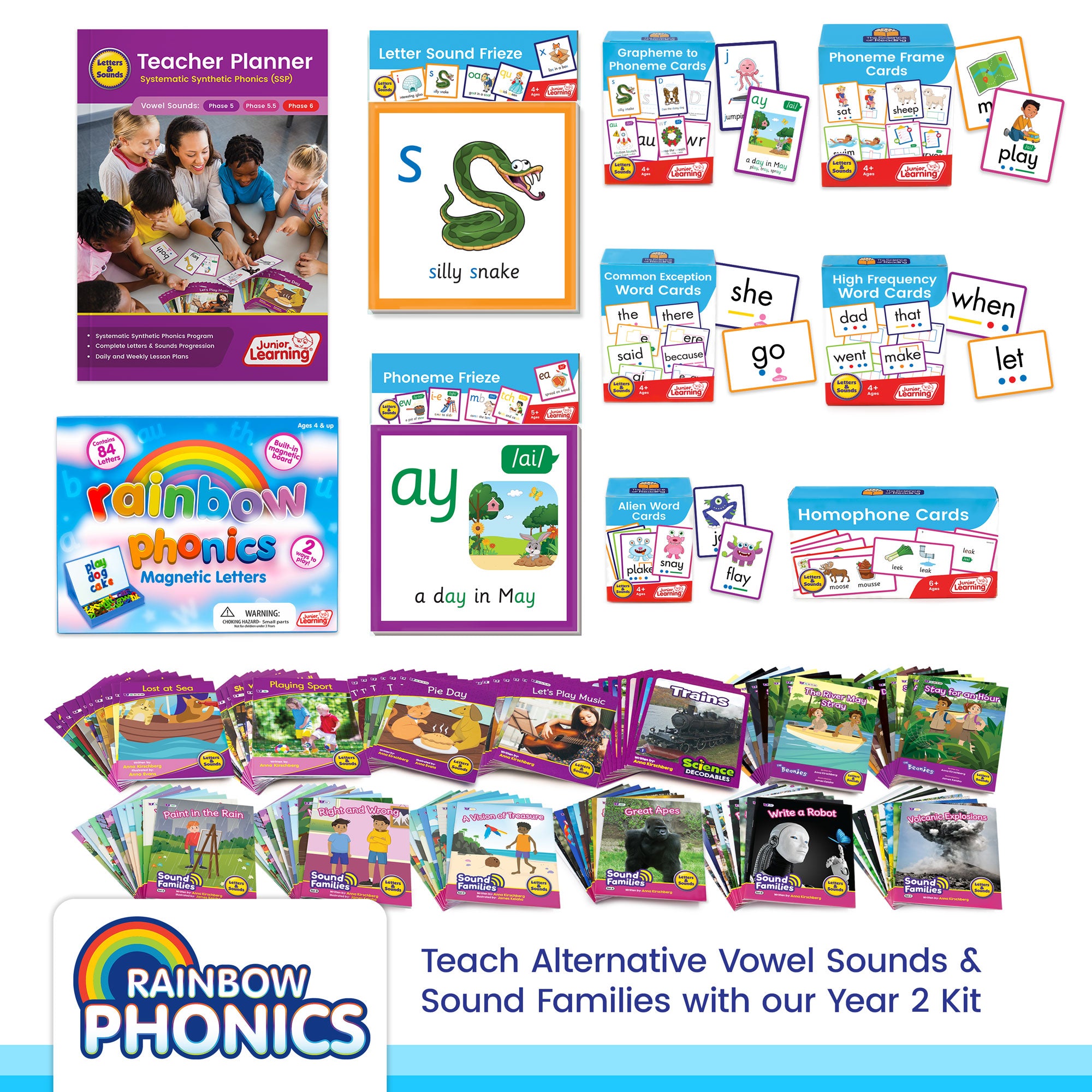 Rainbow Phonics Single Kit Year 2